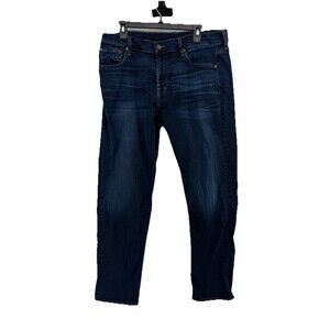7 For All Mankind Jeans Men 36x33 Austyn Straight Dark Wash Stretch Mid Rise USA